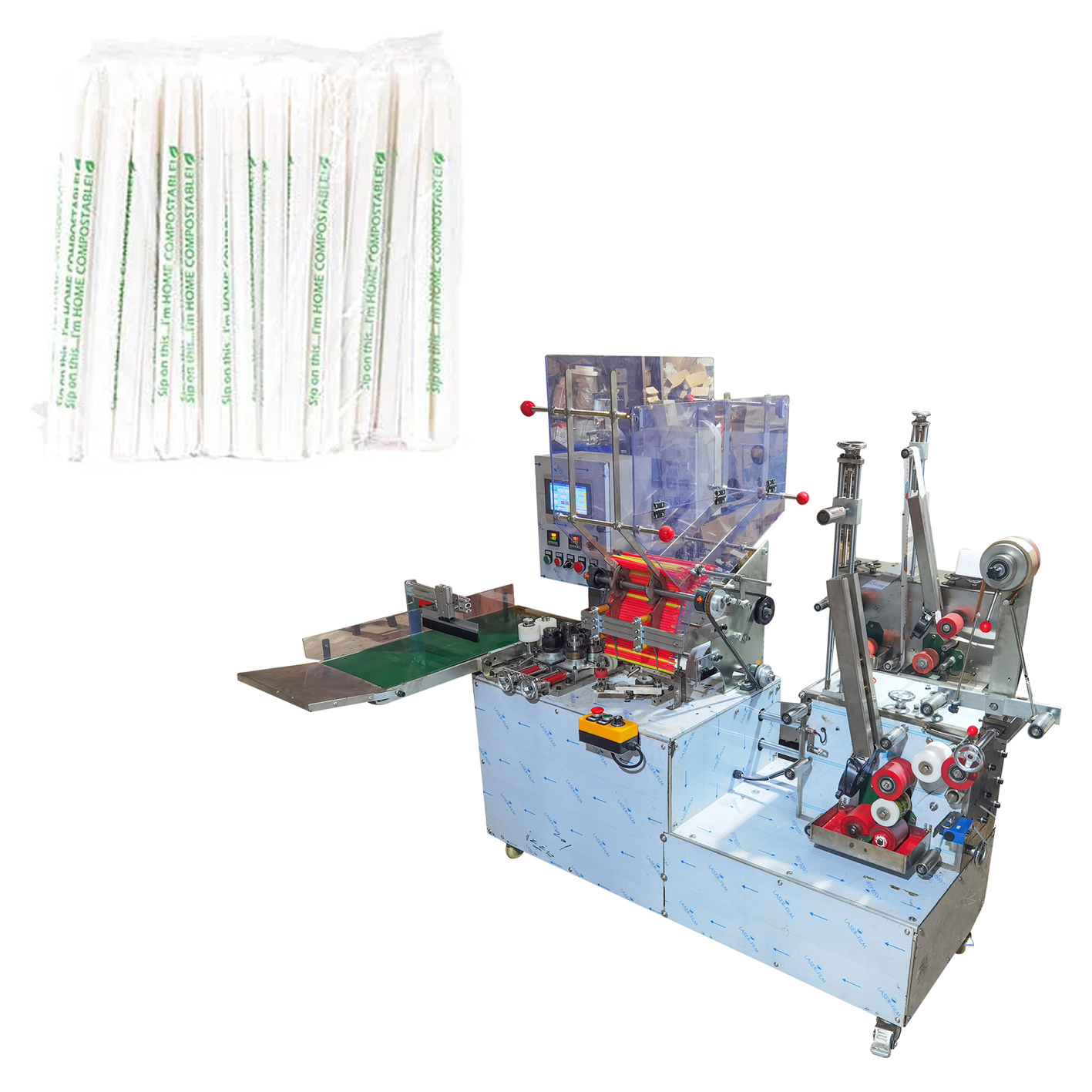 High-Speed Automatic Straw Packaging Machine