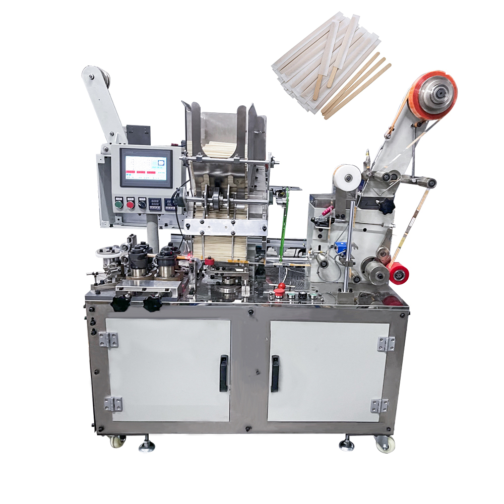 High-Speed Automatic Wooden Coffee Stirrer Packaging Machine