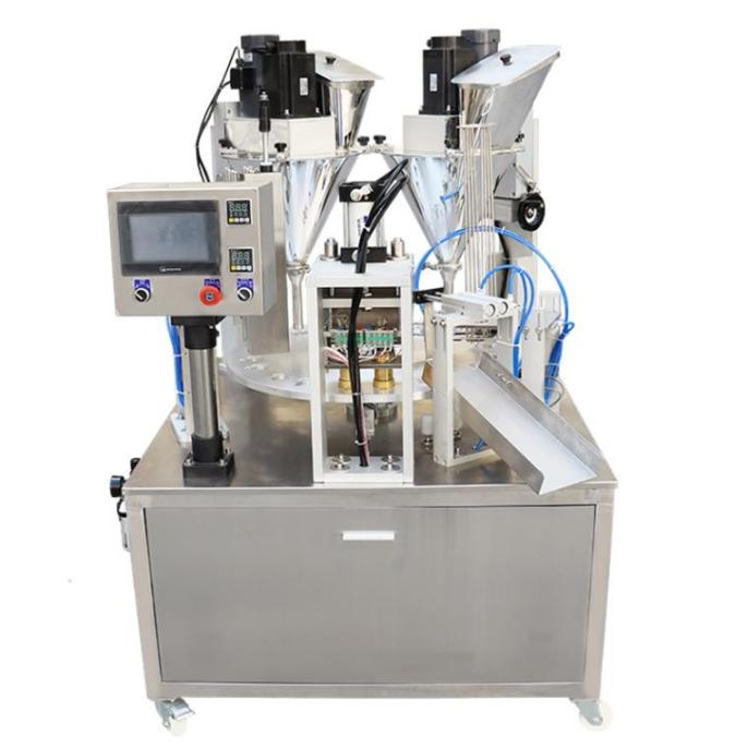 Double Station Coffee Capsule Packaging Machine